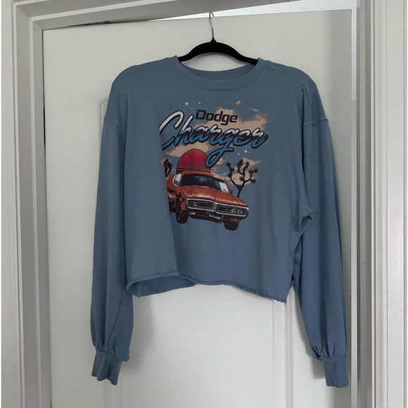 Tops - Dodge Crop Top Sweater - XL